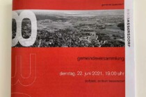 Jahresrechnung 2020 einstimmig genehmig