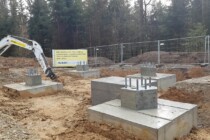 Fundament für den Aussichtsturm fertiggestellt
