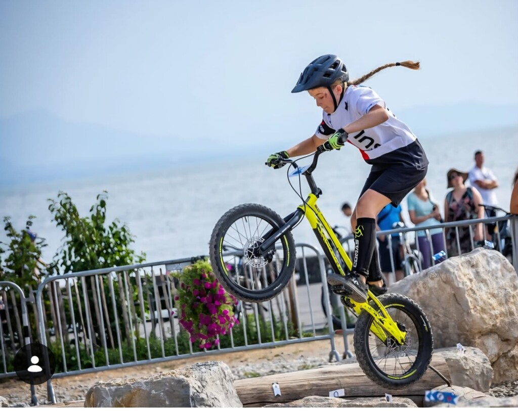 Balance, Mut und ein Velo ohne Sattel