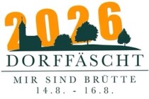 Der Countdown läuft: Dorffest Brütten 14. bis 16. August