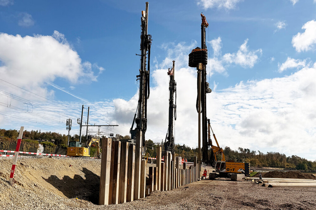 Ohrenbetäubender Lärm der Baustelle beschäftigt
